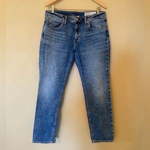 rag & bone Dre Low-Rise Slim Acid Wash Boyfriend Jeans
